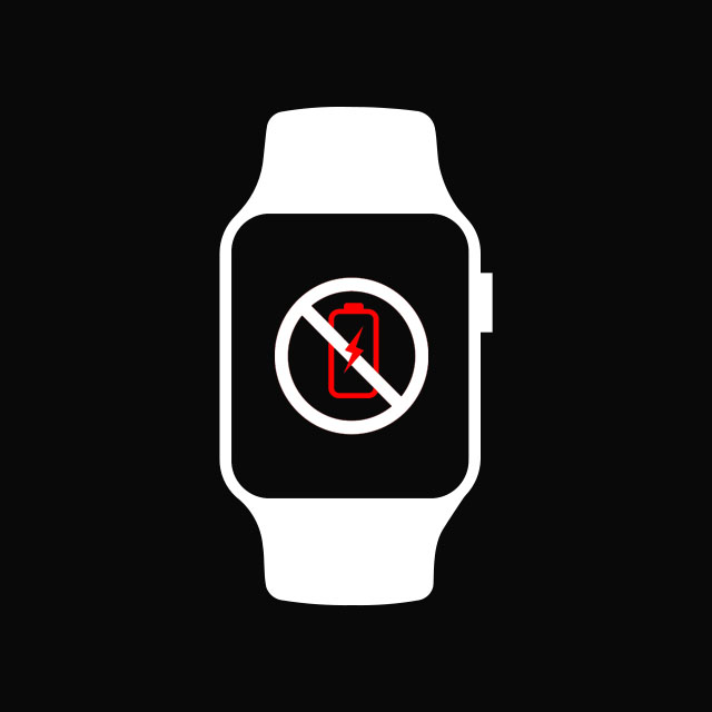Apple watch not charging icon